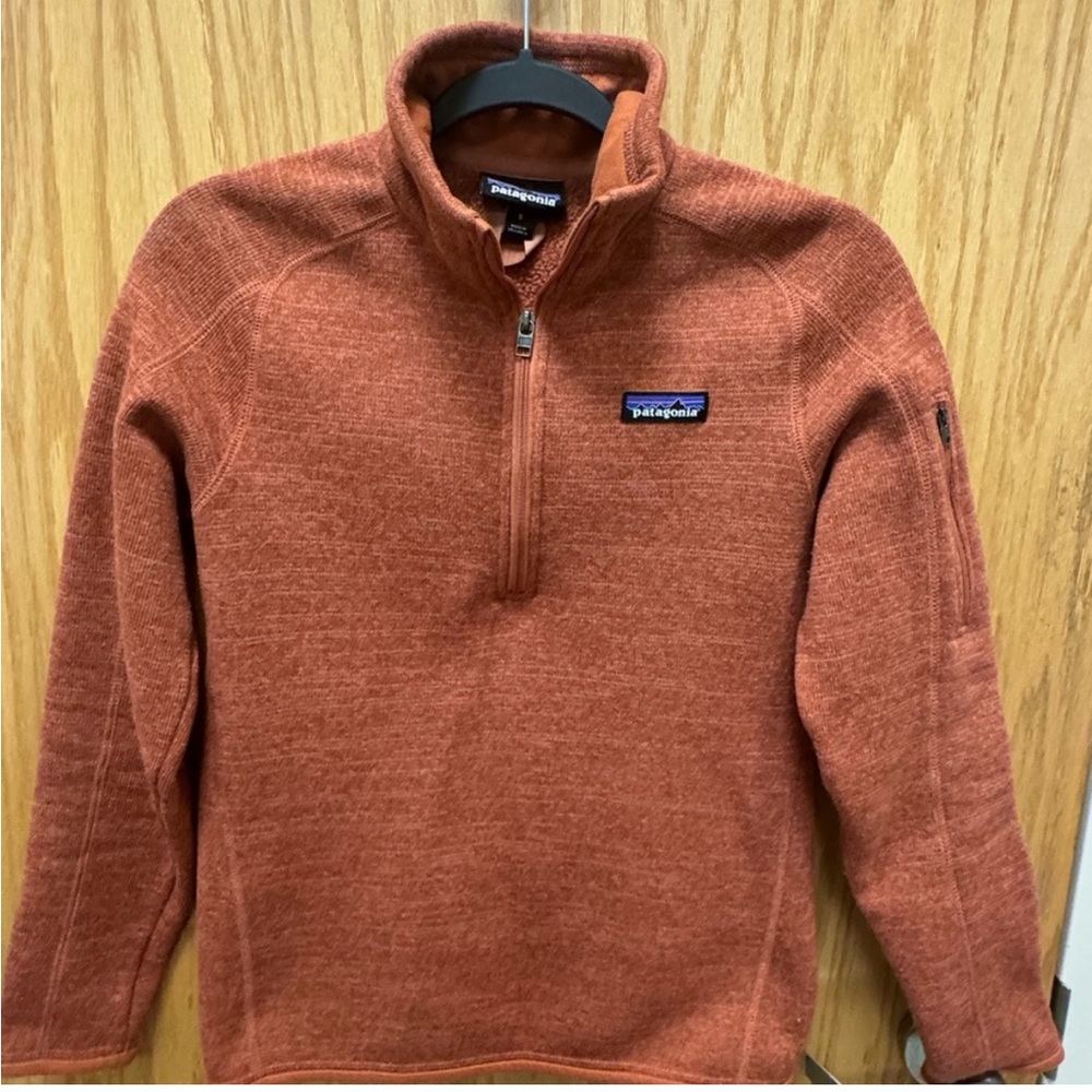 NWOT Patagonia Women’s Better Sweater Zip-Up fleece in Rust